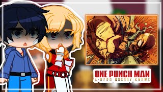 Solo Leveling react to Saitama as a New Hunter  One Punch Man 🤜🏼 Gacha react [upl. by Nichy]