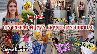 LIPEDEMA💔MI MAS GRANDE INSEGURIDAD😔SE PONE PESTAÑAS👩🏽‍🦰SU PRIMERA PIJAMADA👱🏻COMPRAS ESCOLARES🎒 [upl. by Noy]