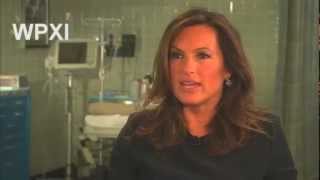 WPXI  Exclusive interview with Mariska Hargitay on Law amp Order SVU set [upl. by Atteuqal]