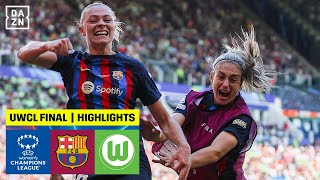 HIGHLIGHTS  Barcelona vs Wolfsburg UEFA Women’s Champions League Final 2023 [upl. by Dnalor]