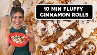 Fluffy Airfryer Low Carb Apple Pie Cinnamon Rolls in 10 Mins [upl. by Thinia]