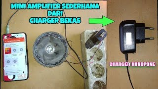 Mini amplifier dari Charger bekas [upl. by Rosenwald]