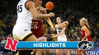 Nebraska at Iowa  Highlights  Big Ten Womens Basketball  Jan 27 2024 [upl. by Heer]