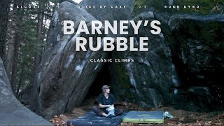 Silent Sends at Barneys Rubble  Beta for Classic Boulder Problems [upl. by Tdnarb]