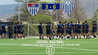 Gimnastica Segoviana CF Vs AD Sporting Hortaleza  JUVENIL NACIONAL 202425  Alvaro Ruiz Hernández [upl. by Nepets107]