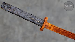 Restoration Old Rusty Japanese KATANA Sword [upl. by Lightman]