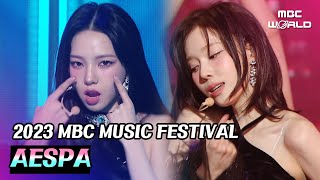 ✨2023 MBC Music Festival✨ aespa  Trick or Trick  Drama AESPA [upl. by Releyks]