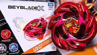 META BREAK PhoenixRudder 970G Deck Set UNBOXING  BATTLES  Beyblade X [upl. by Amles]