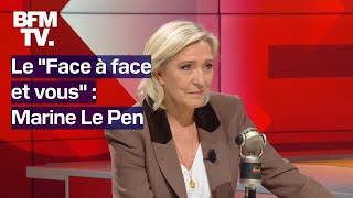 Mineurs délinquants Russie Sciences Po… lintégralité de linterview de Marine Le Pen [upl. by Nomrac]