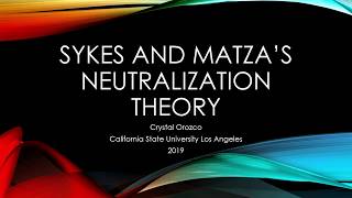 Sykes and Matzas Neutralization Theory [upl. by Gaultiero903]