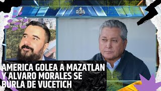 AMERICA GOLEA A MAZATLAN Y ALVARO MORALES SE BURLA DE VUCETICH [upl. by Helms]