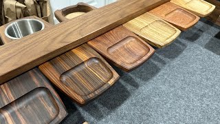 Wyrmwood Modular Game Table Hobby Shelf and New Wood Comparison first impressions [upl. by Tound]