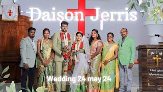 CHRISTIANWEDDING DAISON JERRIS TheArulPhotogaphy weddingphotography tamilrecommended christian [upl. by Erline254]