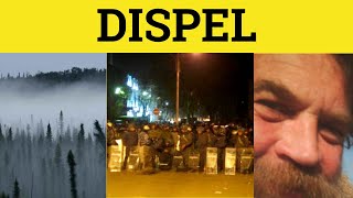 🔵 Dispel  Dispel Meaning  Dispel Examples  GRE 3500 Vocabulary [upl. by Asseneg]