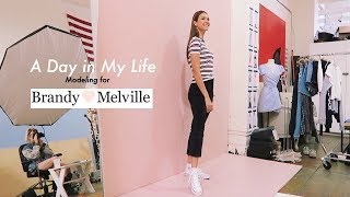 Day in The Life of a Model Shooting for Brandy Melville [upl. by Hastie]