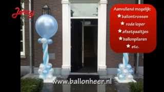 Ballonpilaar ideale ballondecoratie bij uw opening of feest [upl. by Ymerrej500]