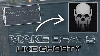 How To Make Dark UK Drill Beats Like Ghosty  FL Studio Tutorial [upl. by Dnalyk]