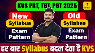 KVS New Vacancy 2025  Official New Syllabus Exam Pattern for KVS PRT TGT PGT  KVS Vacancy 2025 [upl. by Earas94]