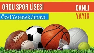 Ordu Spor Lisesi  Ek Yetenek Sınavı Koordinasyon Parkuru 21092024 [upl. by Lolanthe]