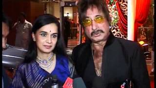 Shakti Kapoor and family at Bappa Lahiris marriage partyflv [upl. by Everett]