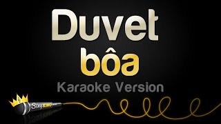 bôa  Duvet Karaoke Version [upl. by Stutsman]