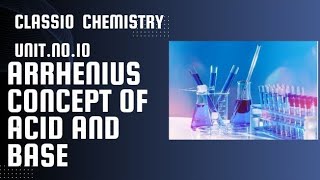 10th class chemistry chapter 10 Topic Arrhenius concept of Acid and base and its limitations [upl. by Ahders]