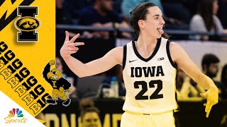 CAITLIN CLARK HIGHLIGHTS Doubledouble vs Michigan  Big Ten Womens Basketball  NBC Sports [upl. by Curley]