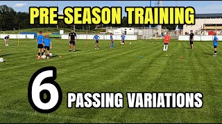 PreSeason Training✅️ 6 Passing Variations  Technique  Cognitive Drills 🟡🔵 1FC Lok Leipzig U12 [upl. by Nnave751]