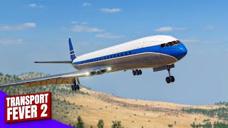 Kansas City Airport is DANGEROUS — Transport Fever 2 15 [upl. by Aridan]