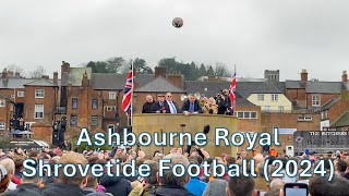 Ashbourne Royal Shrovetide Football 2024 [upl. by Htes]