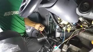 install car alarm toyota prado [upl. by Aremmat]