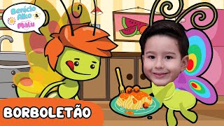 BORBOLETÃO TÁ NO FOGÃO  Música Infantil  Galinha Pintadinha  KIDS SONG  Nursery Rhymes [upl. by Ashly]