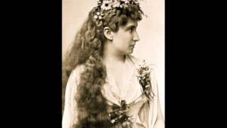 Soprano Nellie Melba  O Lovely Night 1910 [upl. by Aihsetan66]