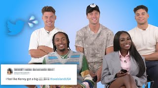 Love Island USA Season 6 Reads Thirst Tweets [upl. by Wolliw]