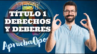 Preguntas tipo test sobre la Constitución española  Conoce tus derechos y deberes como ciudadano [upl. by Nothsa]