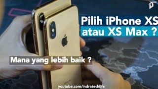 Review iPhone XS VS iPhone XS Max Compare  Indonesia [upl. by Lorak155]