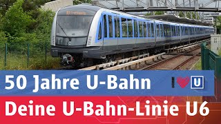 Münchner UBahnLinien Das ist die U6 Führerstandsmitfahrt [upl. by Inamik]