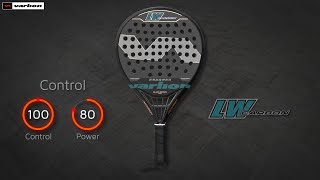 Pala de pádel Varlion  LW Carbon Difusor Black 20 [upl. by Jezabella]