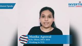 MsManika Agarwal  Bsc honors  Invertis University Bareilly Uttar Pradesh [upl. by Misa287]