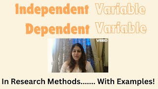 Independent and Dependent Variable Research Methods Psychologywith examplesFor IB AS A level 11 [upl. by Eitsirk]