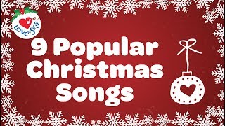 Top 9 Christmas Songs and Carols with Lyrics [upl. by Baldridge802]