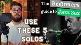 Use these 5 easy jazz saxophone solos to boost your fundamentals free pdfs [upl. by Mian18]