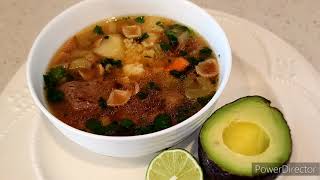 SOPA DE CARNE CON FIDEOS Y VEGETALES [upl. by Nabla]