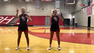 Adamsville HS Football Jr Pro Cheer Camp Cheers 15 [upl. by Francois881]