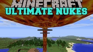 Minecraft ULTIMATE NUKES NUKE AND TZAR BOMBA HUGE EXPLOSIONS Mod Showcase [upl. by Timoteo]