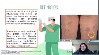 Dermatología Parte 2 Liquen Simple Crónico y Eccema Numular Mariana Herrera Fernández [upl. by Nyvar321]