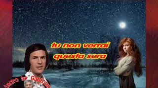 Adamo  Cade la neve karaoke fair use [upl. by Elledoj]