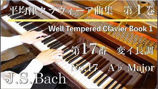 JSバッハ：平均律クラヴィーア曲集第１巻第１７番 変イ長調 JSBach The WellTempered Clavier Book 1 No17 BWV862 SHUMPEI演奏 [upl. by Initof]