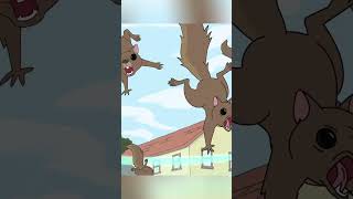 Morty Messed With The Wrong Squirrels  Rick And Morty  R Video shorts [upl. by Norod]