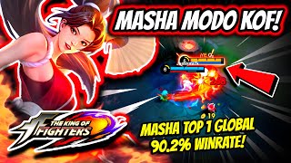 ¡MASHA MODO KOF MAI SHIRANUI MASHA TOP 1 GLOBAL 902 WINRATE  MOBILE LEGENDS [upl. by Kostman]